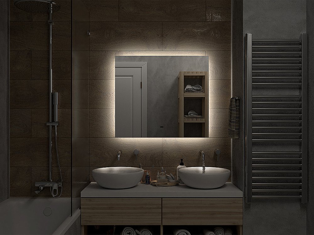 Зеркало Misty Нембус 80 НЕМ-02-80/70-14 в ванную от интернет-магазине сантехники Sanbest