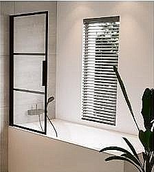 Шторка на ванну Riho GRID GB501 левая купить в интернет-магазине сантехники Sanbest