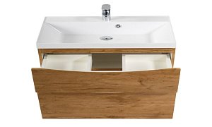 Тумба с раковиной BelBagno MARINO H60-2C-SO-RN-P 120 Rovere Nature для ванной в интернет-магазине Sanbest