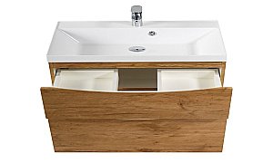 Тумба с раковиной BelBagno MARINO H60-2C-SO-RN-P 120 Rovere Nature для ванной в интернет-магазине Sanbest