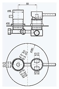 Смеситель для душа Rav-Slezak Seina SE987.3Z золото купить в интернет-магазине сантехники Sanbest