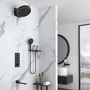 Душевая система Vincea Inspire VSFW-433TI3RMB черная матовая купить в интернет-магазине сантехники Sanbest