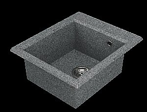 Мойка кухонная Акватон Линеа 43 серая купить в интернет-магазине сантехники Sanbest
