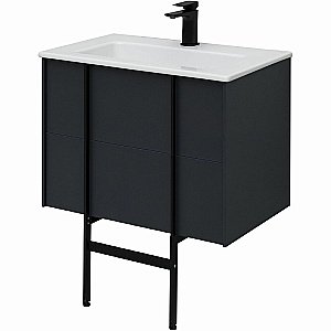 Тумба с раковиной Allen Brau Reality 70 1.32004.AM антрацит матовый для ванной в интернет-магазине Sanbest