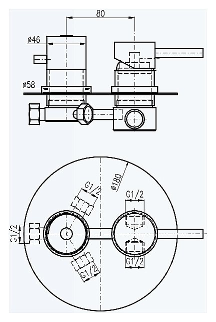 Смеситель для душа Rav-Slezak Seina SE987.3Z золото купить в интернет-магазине сантехники Sanbest