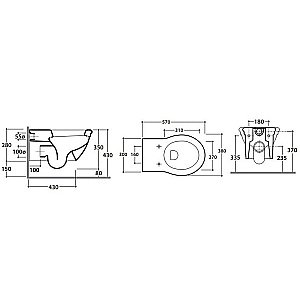 Унитаз подвесной GLOBO Paestum PAS03.BI купить в интернет-магазине Sanbest