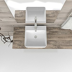 Раковина Esbano Circon 40 ESRNCIRC40W белая купить в интернет-магазине Sanbest