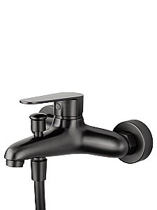 Смеситель для ванны с душевым гарнитуром WONZON & WOGHAND ALFA WW-AE3205-BGG темный графит купить в интернет-магазине сантехники Sanbest