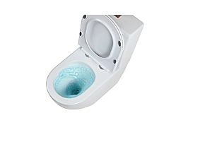 Унитаз напольный River MICHIGAN 640 MG 10000013716 серый матовый, безободковый, с бачком, с крышкой микролифт, слив торнадо купить в интернет-магазине Sanbest