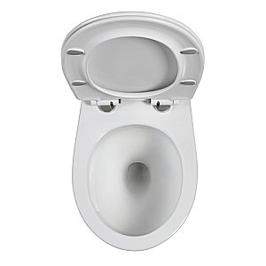 Унитаз подвесной Orange C07-150w смыв торнадо, безободковый, с крышкой микролифт купить в интернет-магазине Sanbest