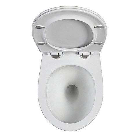 Унитаз подвесной Orange C07-150w смыв торнадо, безободковый, с крышкой микролифт купить в интернет-магазине Sanbest