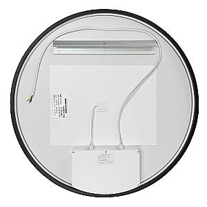 Зеркало Azario Ольга АZ-LED013425 черный матовый в ванную от интернет-магазине сантехники Sanbest