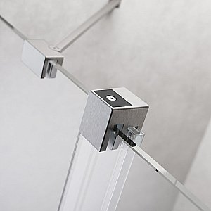 Шторка для ванны Radaway Furo Brushed Nickel PND II 150 стекло прозрачное/профиль брашированный никель купить в интернет-магазине Sanbest