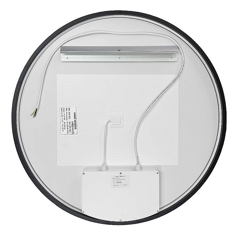 Зеркало Azario Ольга АZ-LED013425 черный матовый в ванную от интернет-магазине сантехники Sanbest