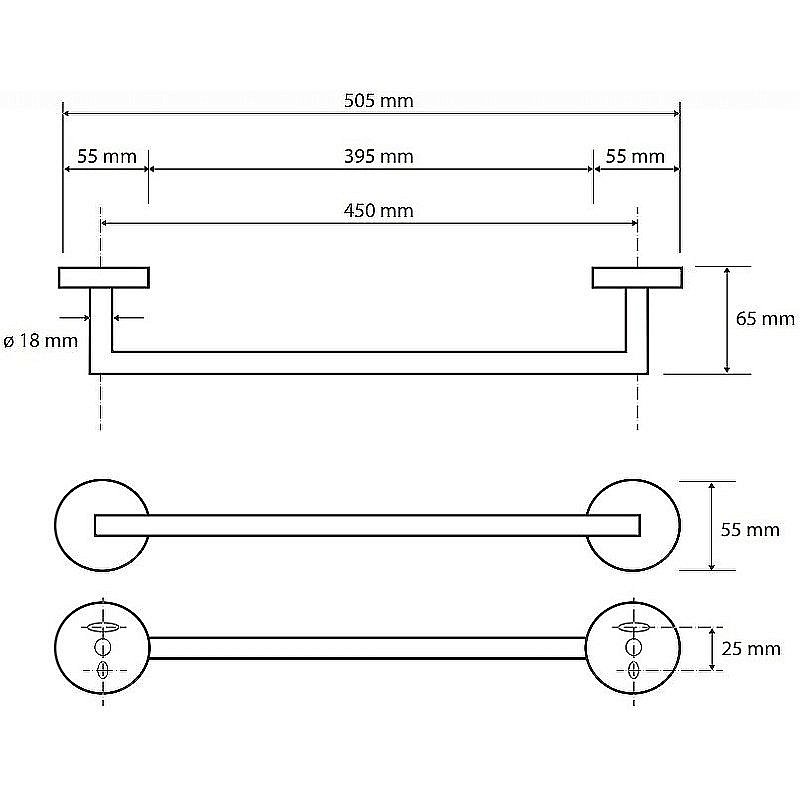 Полотенцедержатель Bemeta Brilo 161204020 золото купить в интернет-магазине сантехники Sanbest