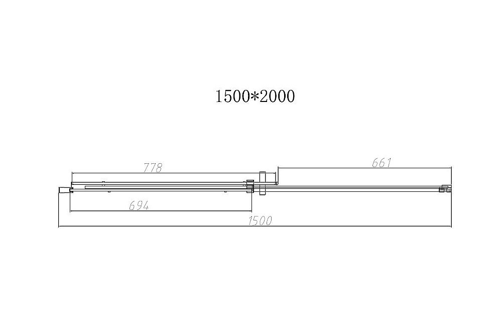 Душевая дверь Vincea DICE VDS-4D150CLB 150 черный/прозрачная купить в интернет-магазине Sanbest