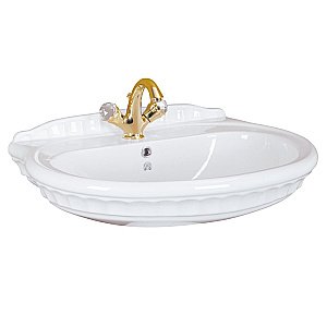 Раковина на пьедестале Migliore Gianeta 73 30386 белая купить в интернет-магазине Sanbest