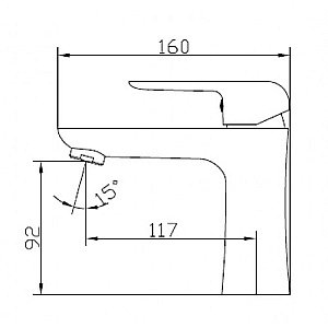 Смеситель для раковины Kaiser Glory 69211 купить в интернет-магазине сантехники Sanbest