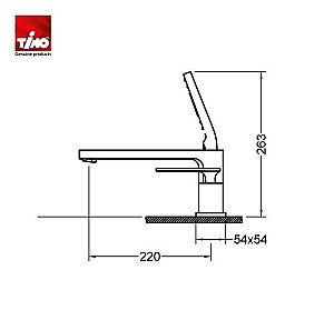 Смеситель для ванны Timo Torne 4330/03Y черный матовый купить в интернет-магазине сантехники Sanbest