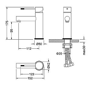 Смеситель для раковины Timo Saona 2361/17F купить в интернет-магазине сантехники Sanbest