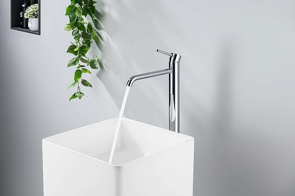 Смеситель для раковины Европа AQ1309CR хром купить в интернет-магазине сантехники Sanbest