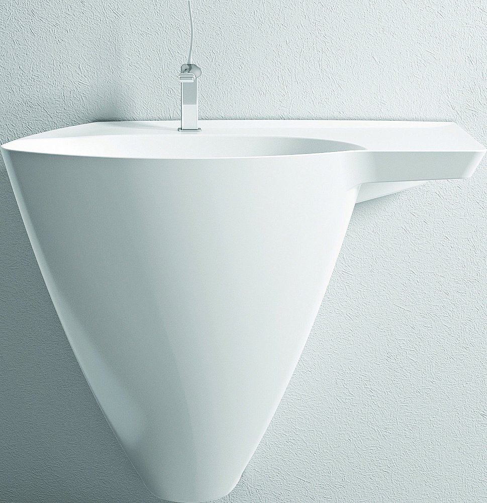 Раковина подвесная Bien Mineral 80 MNLM08001FD1W3000 белая купить в интернет-магазине Sanbest