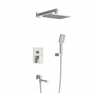 Душевая система Cezares SLIDER SLIDER-VDSET-IN сатин купить в интернет-магазине сантехники Sanbest
