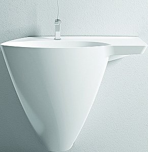 Раковина подвесная Bien Mineral 80 MNLM08001FD1W3000 белая купить в интернет-магазине Sanbest