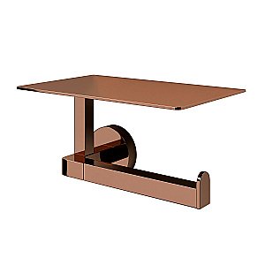 Держатель для туалетной бумаги WasserKraft Asphe K-77725 розовое золото купить в интернет-магазине сантехники Sanbest