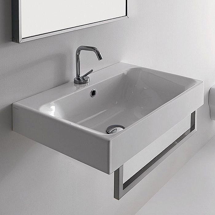 Раковина Kerasan Cento 70 353201*1 белая купить в интернет-магазине Sanbest