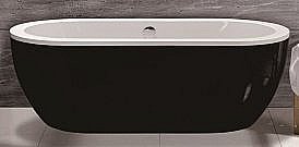 Ванна акриловая Esbano TOKYO ESVATOKYB 170x80 черная, белая купить в интернет-магазине Sanbest