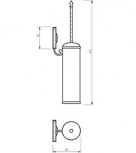 Ершик для туалета Migliore Monte Carlo 31527 хром купить в интернет-магазине сантехники Sanbest