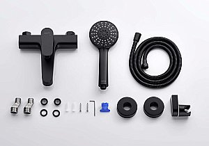 Смеситель для ванны Aquatek Оберон AQ1249MB черный матовый купить в интернет-магазине сантехники Sanbest