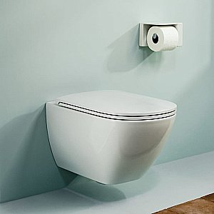 Унитаз подвесной Laufen Lua 8.2008.0.000.000.1 безободковый, белый купить в интернет-магазине Sanbest