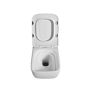 Унитаз подвесной Grossman Thin Rim GR-5603S белый, безободковый, с крышкой микролифт купить в интернет-магазине Sanbest