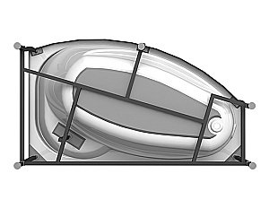 Ванна с гидромассажем Радомир София 169х99 РЕЛАКС ХРОМ белая купить в интернет-магазине Sanbest