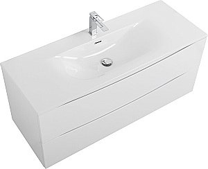 Тумба с раковиной BelBagno MARINO-CER-N-1200-2C-SO-BO-P Bianco Opaco для ванной в интернет-магазине Sanbest