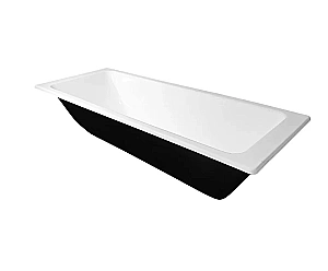 Ванна чугунная Byon Vilma Ц0000285 120x70 белая глянцевая купить в интернет-магазине Sanbest