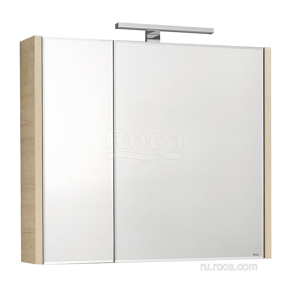 Зеркальный шкаф Roca Etna 857304445 80 дуб верона купить в интернет-магазине сантехники Sanbest