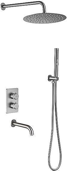 Душевая система Allen Brau Priority 5.31014-BN купить в интернет-магазине сантехники Sanbest