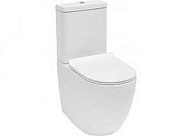 Унитаз-компакт Aquanet Rimless Cetus BL-102N-TPT с крышкой микролифт, с бачком, безободковый купить в интернет-магазине Sanbest