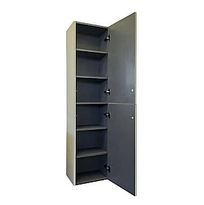 Пенал Comforty Мадрид 00-00017855 серый шелк для ванной в интернет-магазине сантехники Sanbest