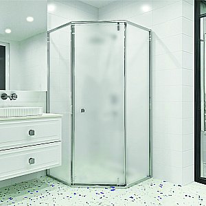 Душевой уголок RGW Hotel HO-088 350608899-21 90x90 стекло матовое песоструй/профиль хром купить в интернет-магазине Sanbest