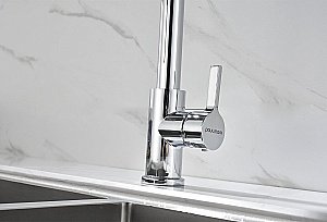 Смеситель для кухни Paulmark Halt Ha214021-CR купить в интернет-магазине сантехники Sanbest