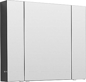 Зеркальный шкаф Aquanet Алвита 100 серый антрацит купить в интернет-магазине сантехники Sanbest