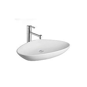 Раковина накладная Ceramalux N 66 9062 белая купить в интернет-магазине Sanbest