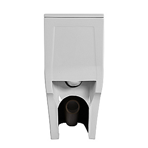 Унитаз моноблок Azario Nimbus AZ-6080-AP белый, безободковый, с крышкой микролифт, слив торнадо купить в интернет-магазине Sanbest