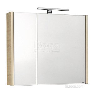 Зеркальный шкаф Roca Etna 857304445 80 дуб верона купить в интернет-магазине сантехники Sanbest