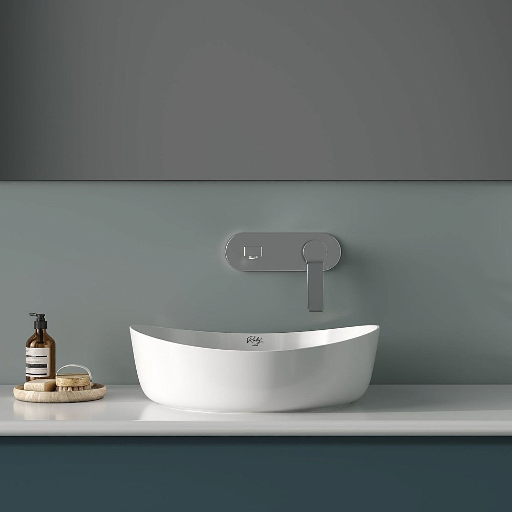 Накладная раковина CREAVIT Ruby 40 RB140-00CB42E-0000 белая купить в интернет-магазине Sanbest