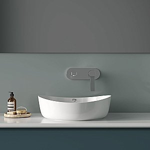 Накладная раковина CREAVIT Ruby 40 RB140-00CB42E-0000 белая купить в интернет-магазине Sanbest